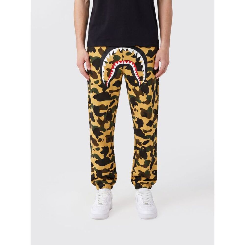 Bape Pants Men Yellow
